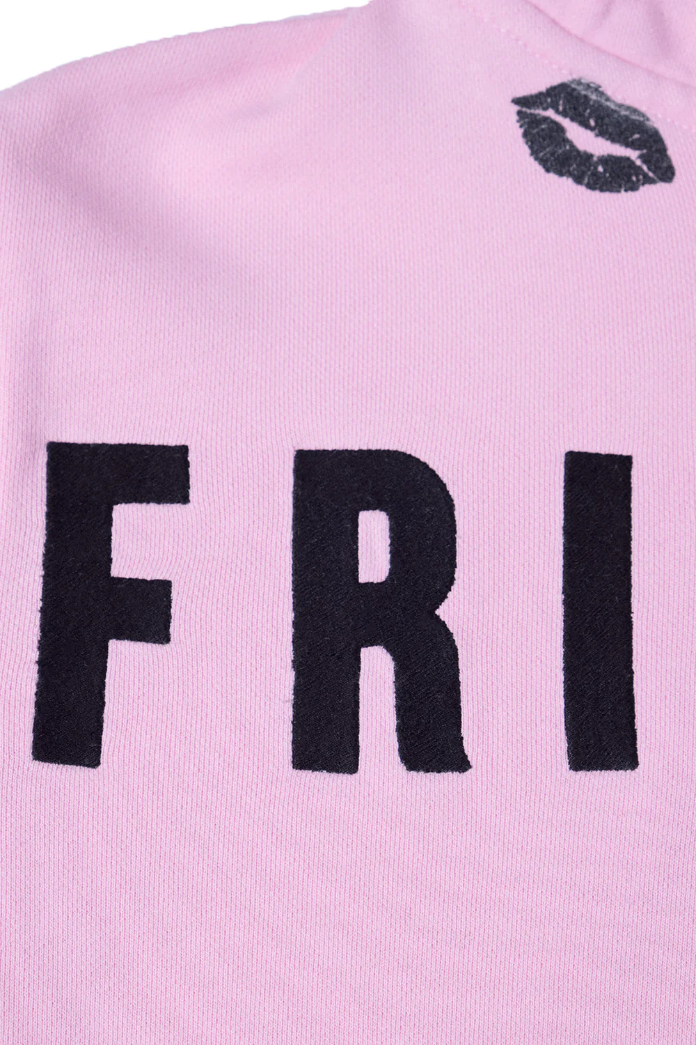 BLACK LIPSTICK FRIENDS- EMBROIDERED HOODIE (Pink) - Image 10