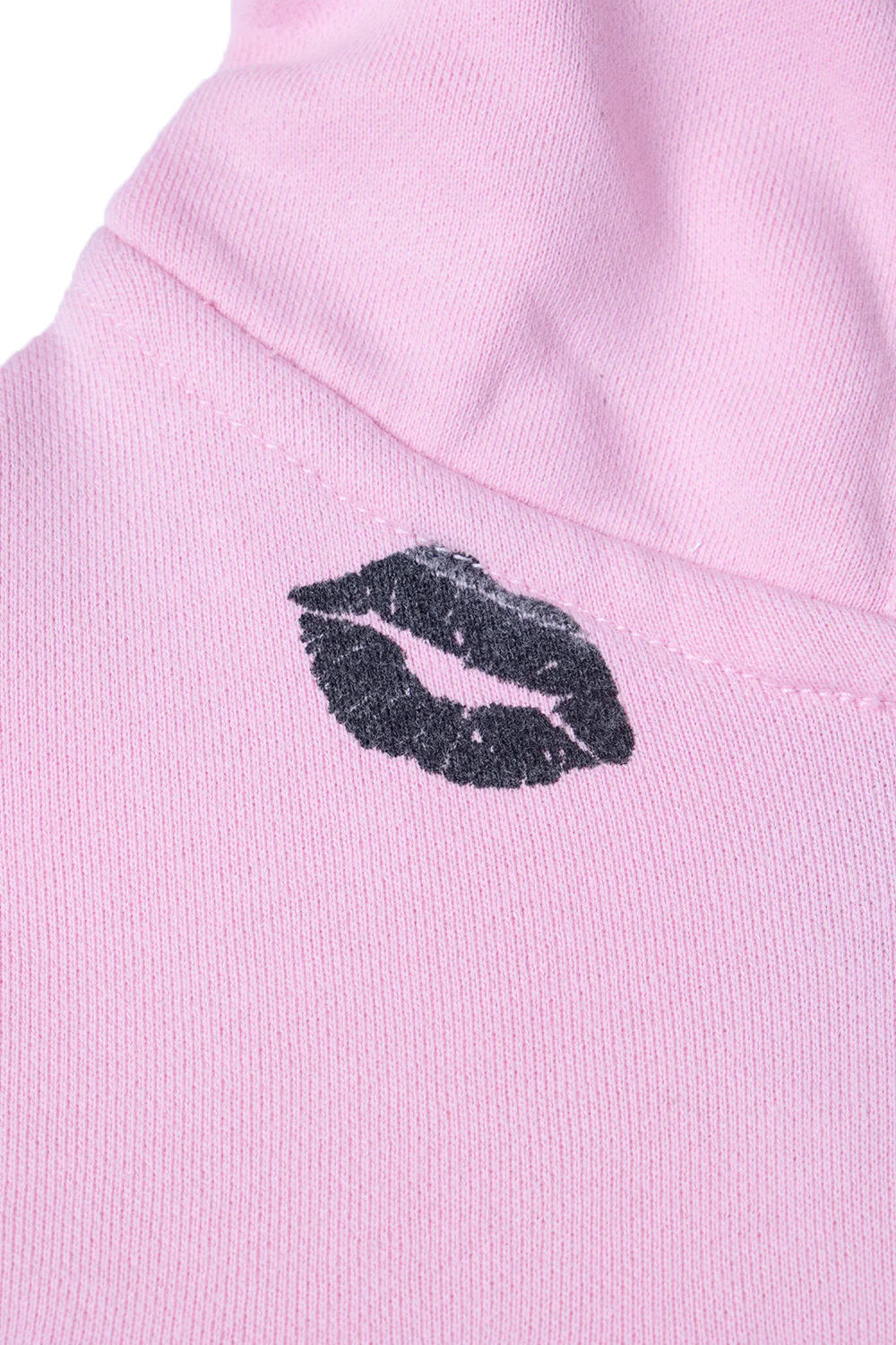BLACK LIPSTICK FRIENDS- EMBROIDERED HOODIE (Pink) - Image 11